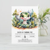 Aangepaste Cobra Verjaardag Kaart (Staand voorkant)