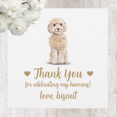 Aangepaste Cockapoo Dog Wedding Favoriete Labels