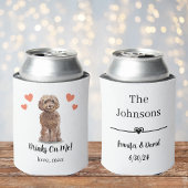 Aangepaste Cockapoo Pet Wedding Koelbox Blikjeskoeler
