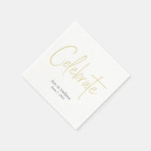 Aangepaste cocktailservetten servet (Hoek)