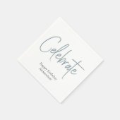 Aangepaste cocktailservetten servet (Hoek)