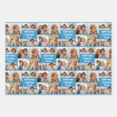 Aangepaste Collage 8 Foto - Aangepaste tekst Alle  Inpakpapier Vel (Voorkant 2)