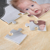 Aangepaste Collage foto's familienaam multi-afbeel Legpuzzel (Zijkant)