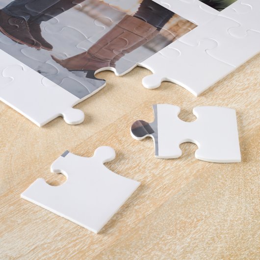 Aangepaste Collage Legpuzzel (Zijkant)