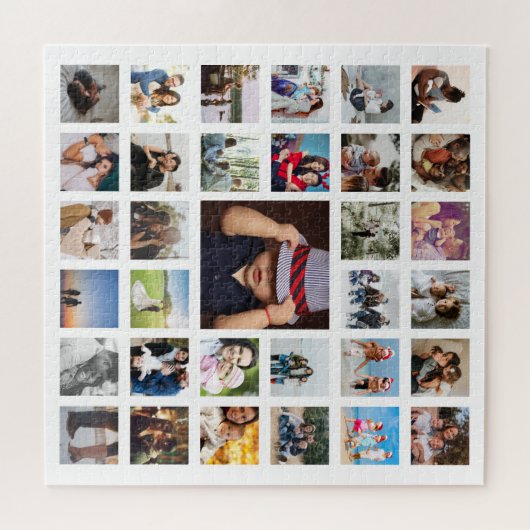 Aangepaste Collage Legpuzzel (Horizontaal)