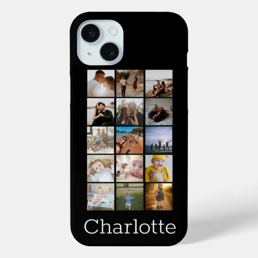 Aangepaste Collage maakt uw eigen unieke Case-Mate iPhone Case (Achterkant)
