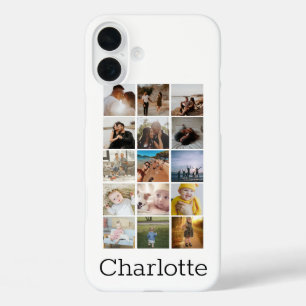 Aangepaste Collage maakt uw eigen unieke iPhone 16 Plus Hoesje