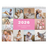 Aangepaste Collage Moderne Familiefoto 2025 Kalender (Hoes)