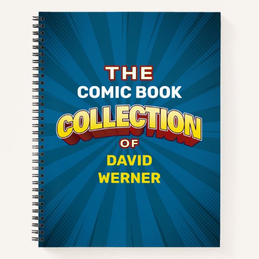 Aangepaste collectorlaptop notitieboek (Voorkant)