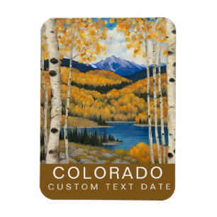 Aangepaste Colorado Aspens Bergen Herfst Magneet