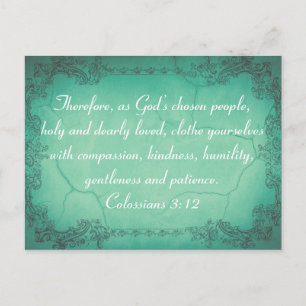 Aangepaste Colossians 3:12 Kindness Bible Vine Briefkaart