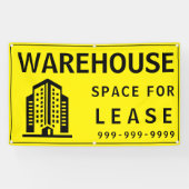 Aangepaste commerciële magazijnruimte voor lease spandoek (Horizontaal)