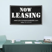 Aangepaste commerciële ruimte voor leasebedrijf spandoek (Beurs)