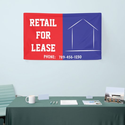 Aangepaste commerciële winkelruimte voor lease spandoek (Beurs)