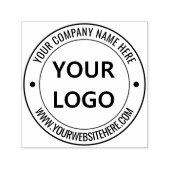 Aangepaste Company Logo en tekst ronde stempel (Design)