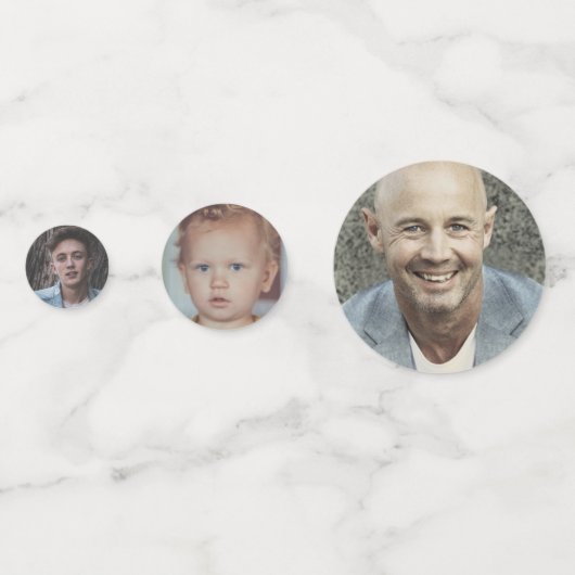 Aangepaste Confetti op jaardag (Voorkanten)