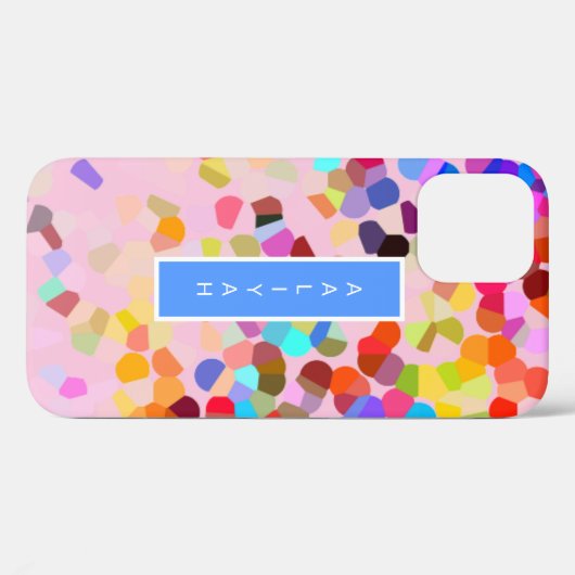 Aangepaste Confetti telefoonkwestie Case-Mate iPhone Case (Achterkant (horizontaal))