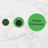 Aangepaste Confetti voor Halloween Black Cat Table (Voorkanten)
