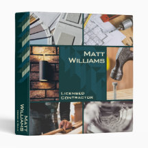 Aangepaste contractor Business Photo Collage Portf