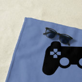 Aangepaste controller voor videospellen strandlaken (In situ)