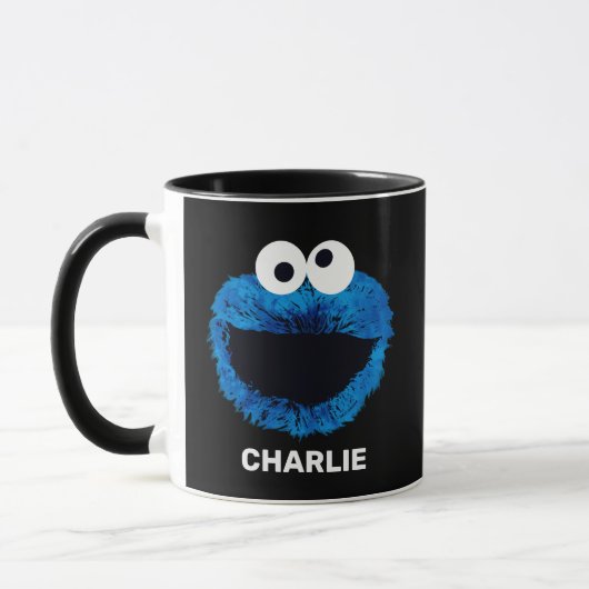 Aangepaste Cookie Monster | Ontwikkeling Waterverf Mok (Links)