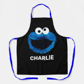 Aangepaste Cookie Monster | Ontwikkeling Waterverf Schort (Voorkant)