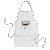 Aangepaste Cookies Tester wit Standaard Schort (Voorkant)