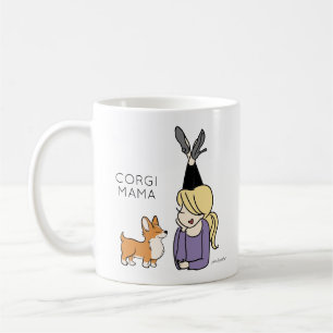 Aangepaste Corgi Mama Coffee-Mok Koffiemok