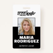 Aangepaste CorporateBadge Medewerker/Event ID met  Badge (Voorkant)