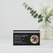 Aangepaste correcties Dept Parole Officer Prison L Visitekaartje (Staand voorkant)