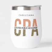 Aangepaste CPA Certified Public Accountant Leopard (Links)