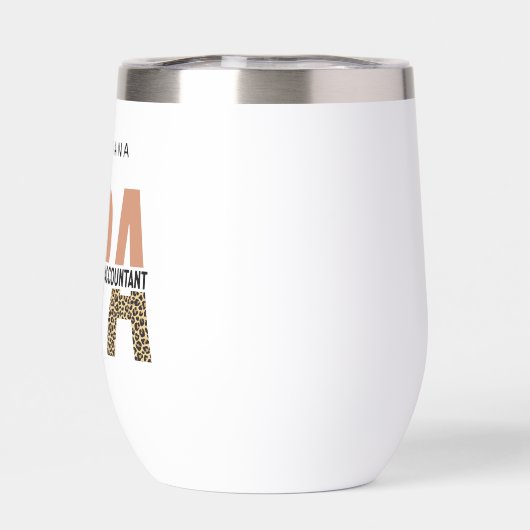 Aangepaste CPA Certified Public Accountant Leopard (Achterkant)