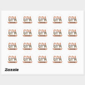 Aangepaste CPA Certified Public Accountant Leopard Ronde Sticker (Vel)