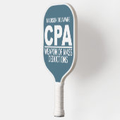 Aangepaste CPA-naam en -kleur Pickleball Paddle (Links)