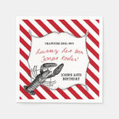 Aangepaste Crawfish Boil servetten (Voorkant)