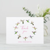 Aangepaste creditcard bedankkaart (Staand voorkant)