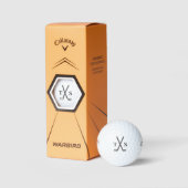 Aangepaste Creëer Uw Eigen Golf Bruiloft Monogramm Golfballen (Verpakking)