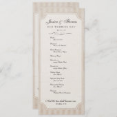 aangepaste crèmeweddenschap voor Charm Programma (Voorkant / Achterkant)