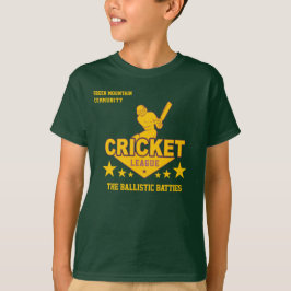 Aangepaste Cricket Club League Sport Naam Nummer T-shirt