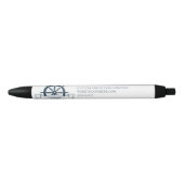 Aangepaste Cruise Line Scheepsstuurwiel Nautilus M Zwarte Inkt Pen (Voorkant)