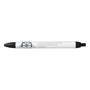 Aangepaste Cruise Line Scheepsstuurwiel Nautilus M Zwarte Inkt Pen