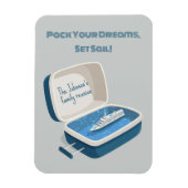 Aangepaste Cruise Ship Stateroom Deurmagneet Magneet (Verticaal)