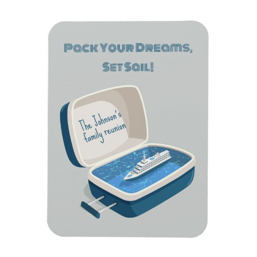 Aangepaste Cruise Ship Stateroom Deurmagneet Magneet (Verticaal)