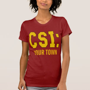 AANGEPASTE CSI-producten T-shirt