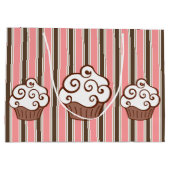 Aangepaste Cupcake-cadeau Large Cadeautasje (Achterkant)