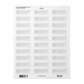 Aangepaste Cupcake of Cookie Decorator Baker Etiket (Full Sheet)