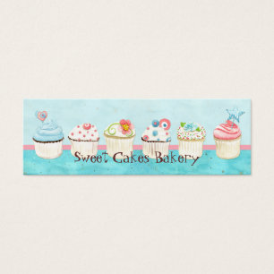 Aangepaste Cupcake Sweet Shoppe Gift Labels Mini Visitekaartjes