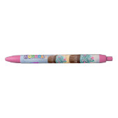 Aangepaste Cupcake Terug naar School Pen Black Ink (Voorkant)