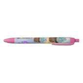 Aangepaste Cupcake Terug naar School Pen Black Ink (Bodem)
