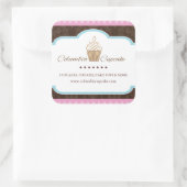 Aangepaste Cupcake Verpakking Stickers (Tas)